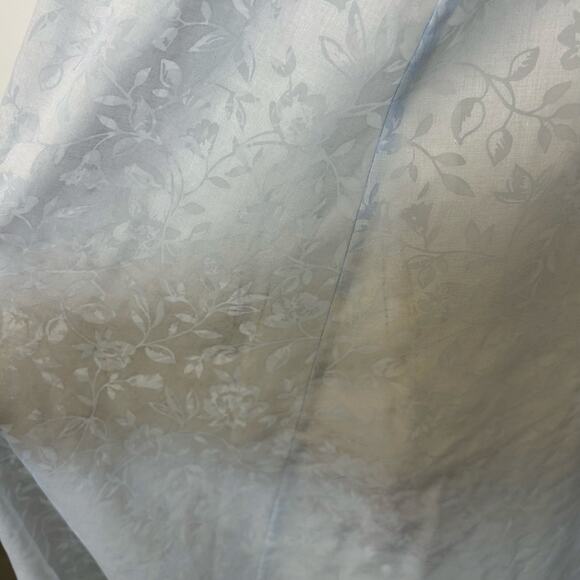 Laura Ashley Rare Vintage Cottage Core Floral Blue Maxi Dress Size 6 - Picture 8 of 10